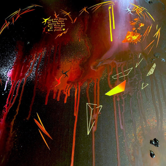 Michael Carini phoenix rising painting