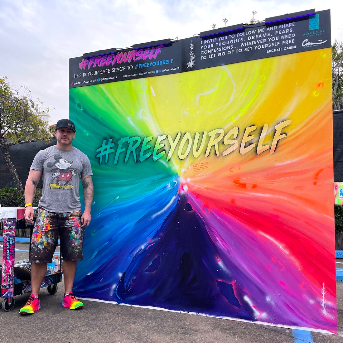 Michael Carini at Wonderfront Music Festival in San Diego