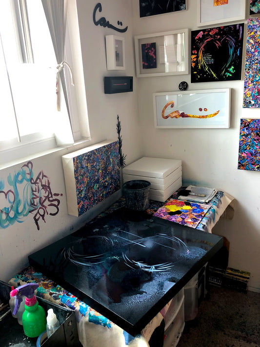 A powerful art commission by Michael Carini about color blindness and cancer