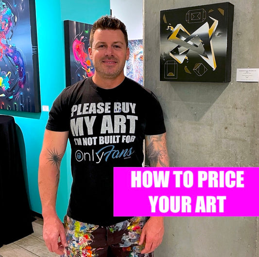 A few quick and simple tips from Michael Carini of Carini Arts on how to price your art in artist support talk