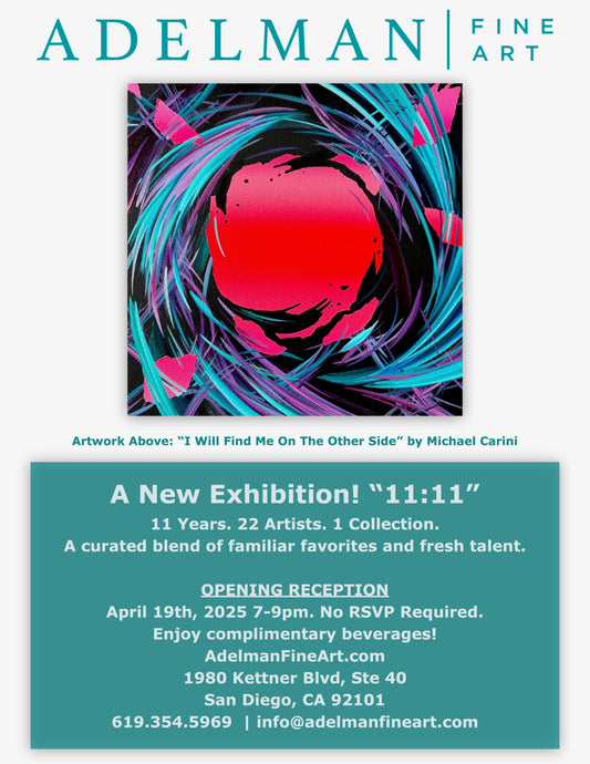 11:11 Art Exhibition Art Adelman Fine Art In Little Italy, San Diego