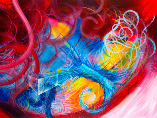 Michael Carini collaboration with Abstract "Super Human"