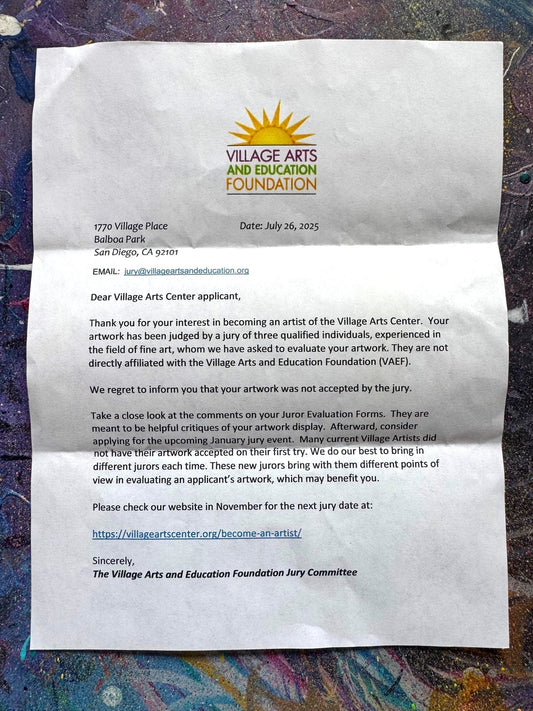 Juried art shows and juried opportunities are wild and crazy.