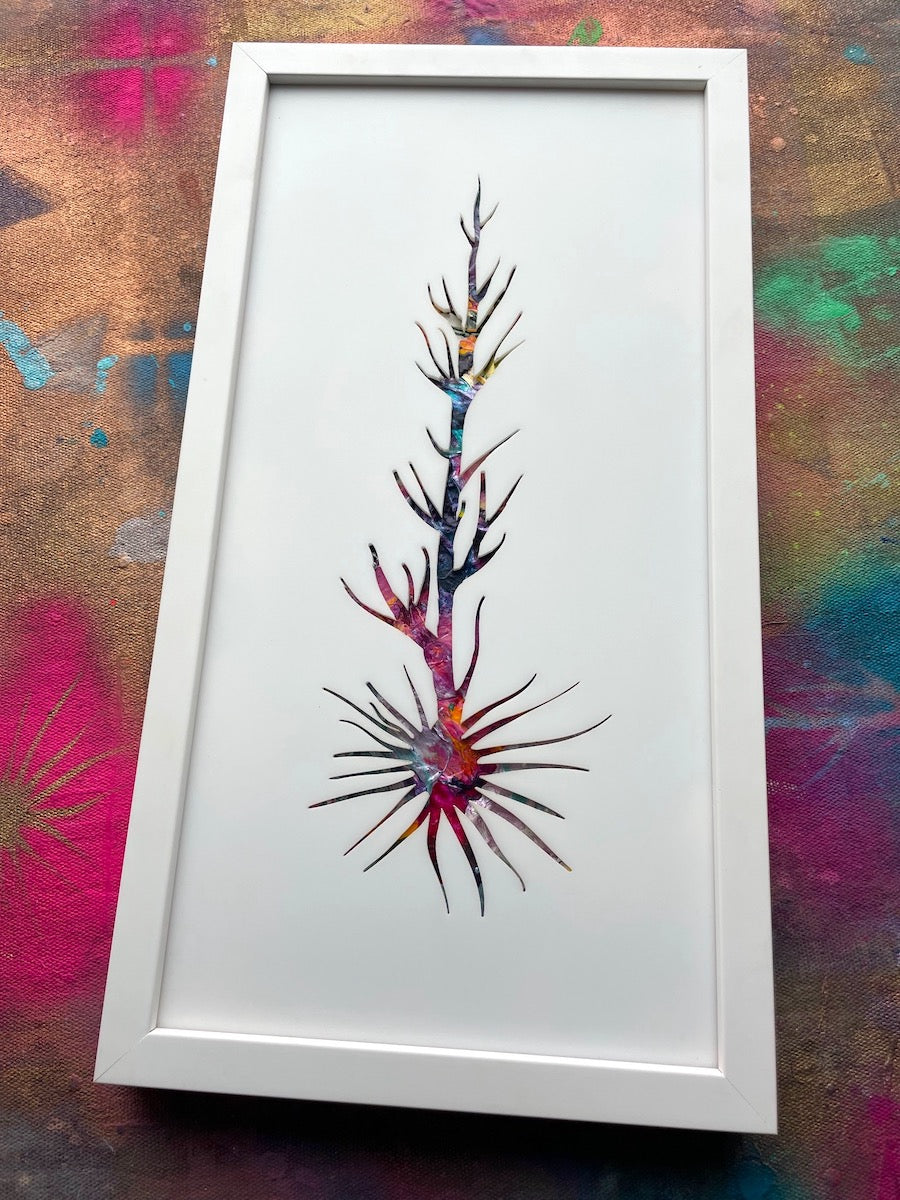 Michael Carini signature acrylic alchemy icon pieces for art collectors