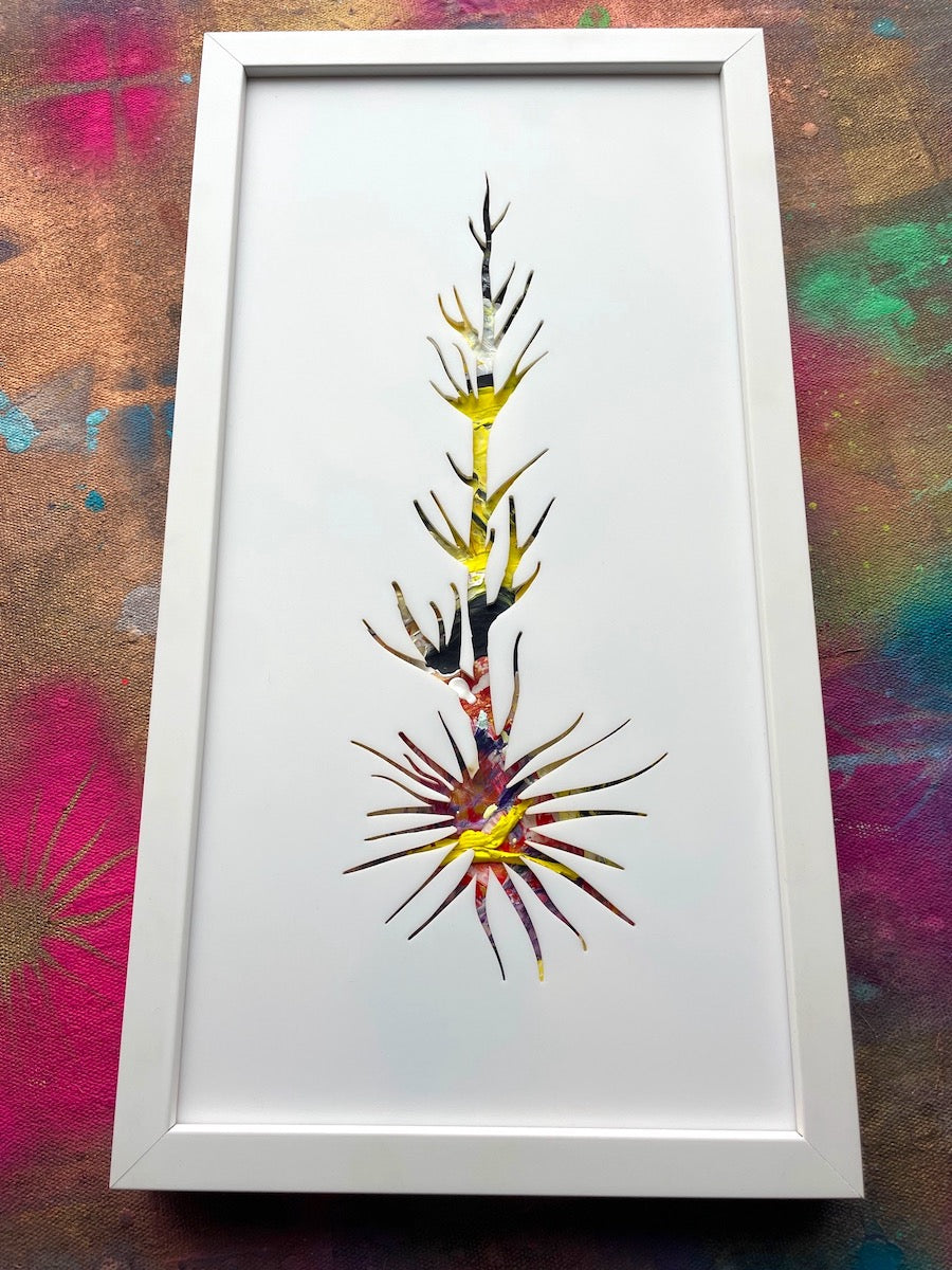 Michael Carini's unique art and the art of acrylic alchemy