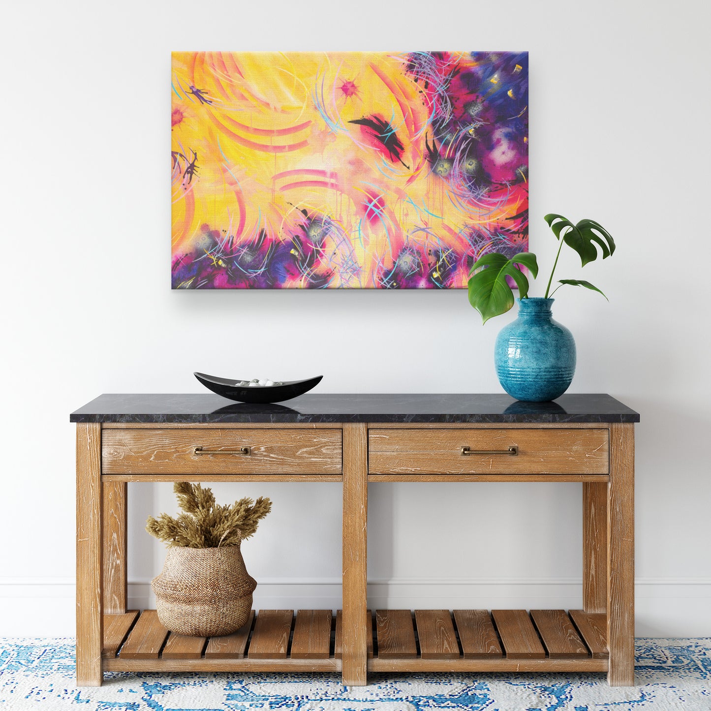 Los Angeles art and decor by contemporary abstract artist Michael Carini