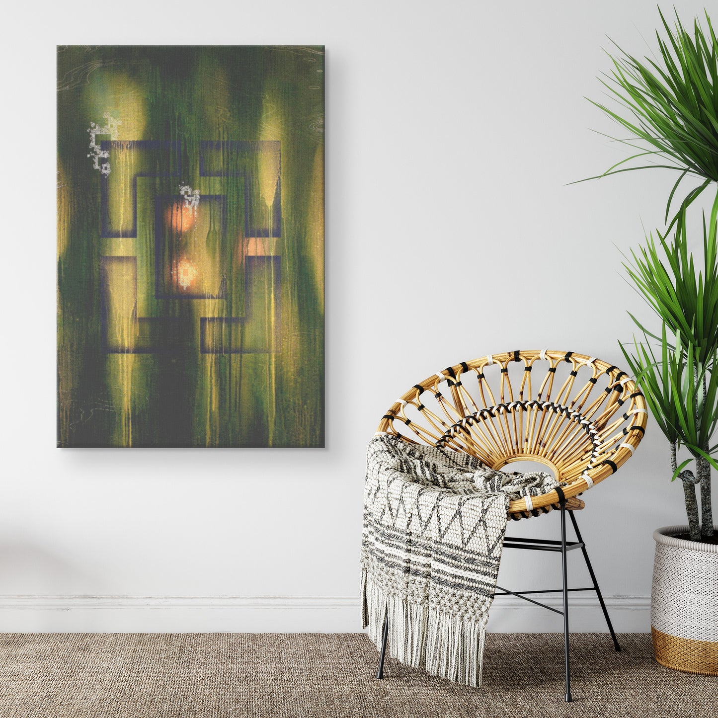 exquisite art and decor by abstract artist Michael Carini of Carini Arts