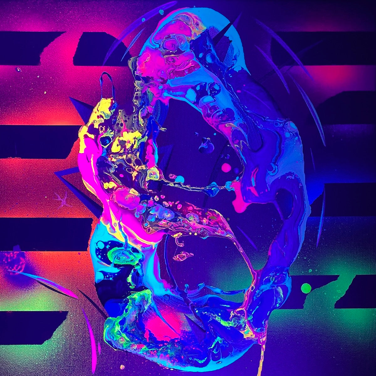 psychedelic art for sale by trending artist Michael Carini of Carini Arts