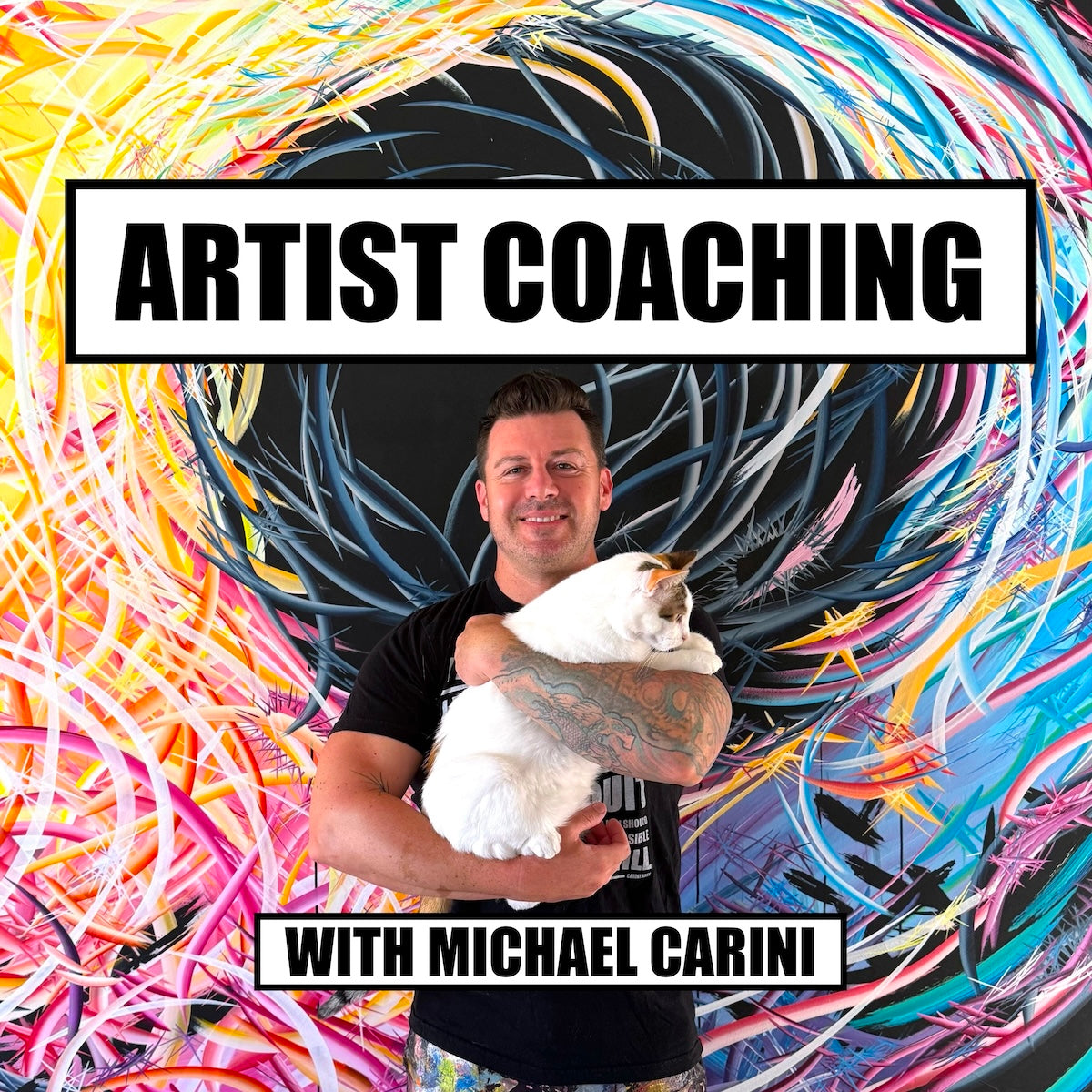 artist coaching and artist mentoring with pro artist Michael Carini of Carini Arts
