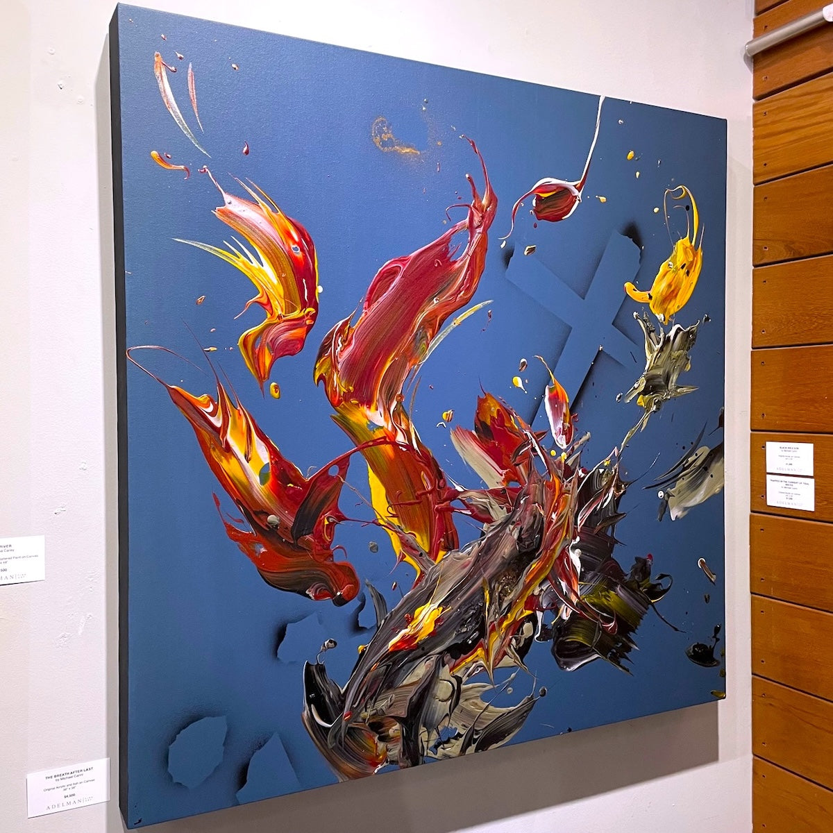 contemporary artist Michael Carini of Carini Arts art on exhibit at Laguna Contemporary Fine Art Gallery
