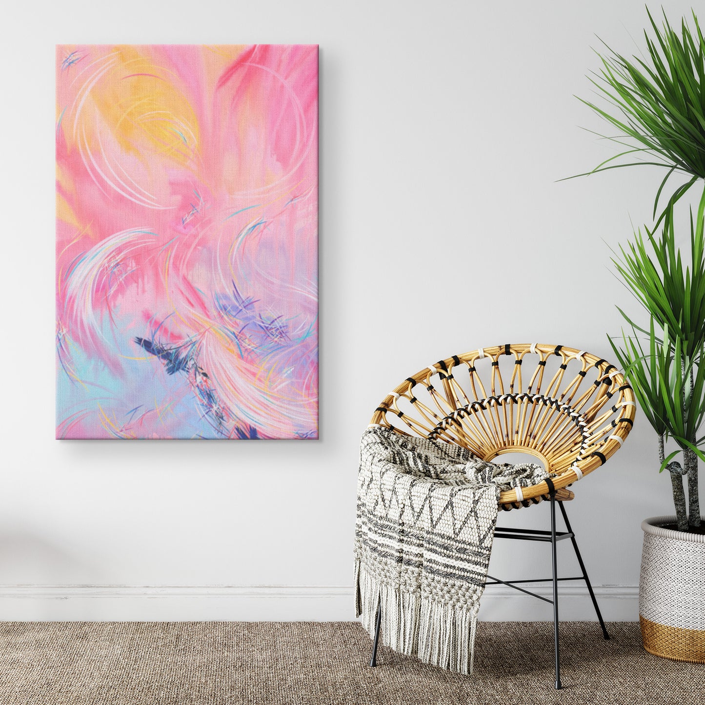 beautiful art to honor a missing friend in Deanne Hastings