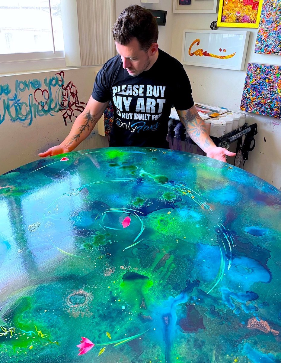 beautiful abstract art by abstract artist Michael Carini