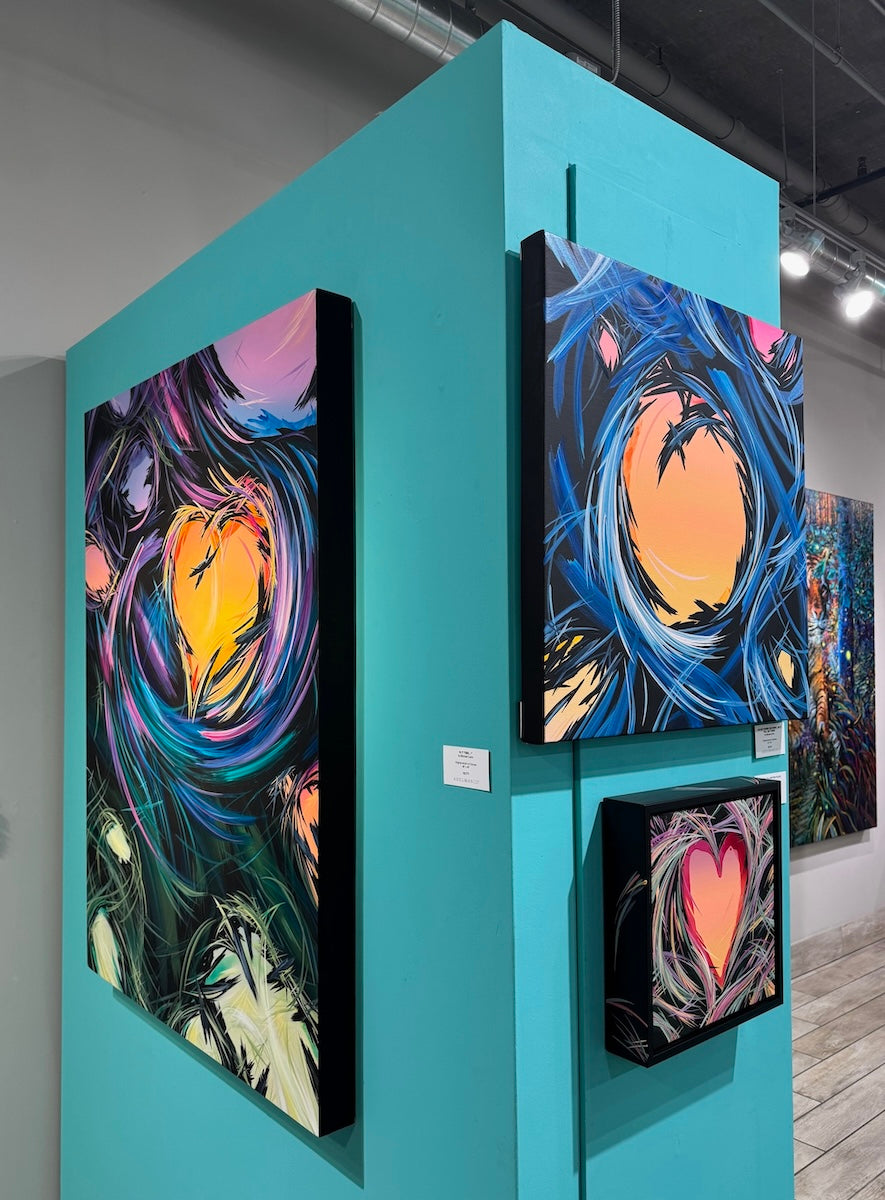 Contemporary abstract art and acrylic paintings by rising artist Michael Carini of Carini Arts. Luxury art and decor. Art for your walls in La Jolla.
