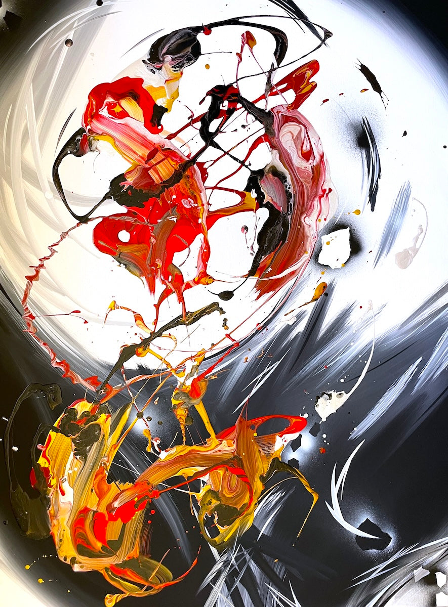 stunning abstract art for your home and office by La Jolla contemporary artist Michael Carini of Carini Arts