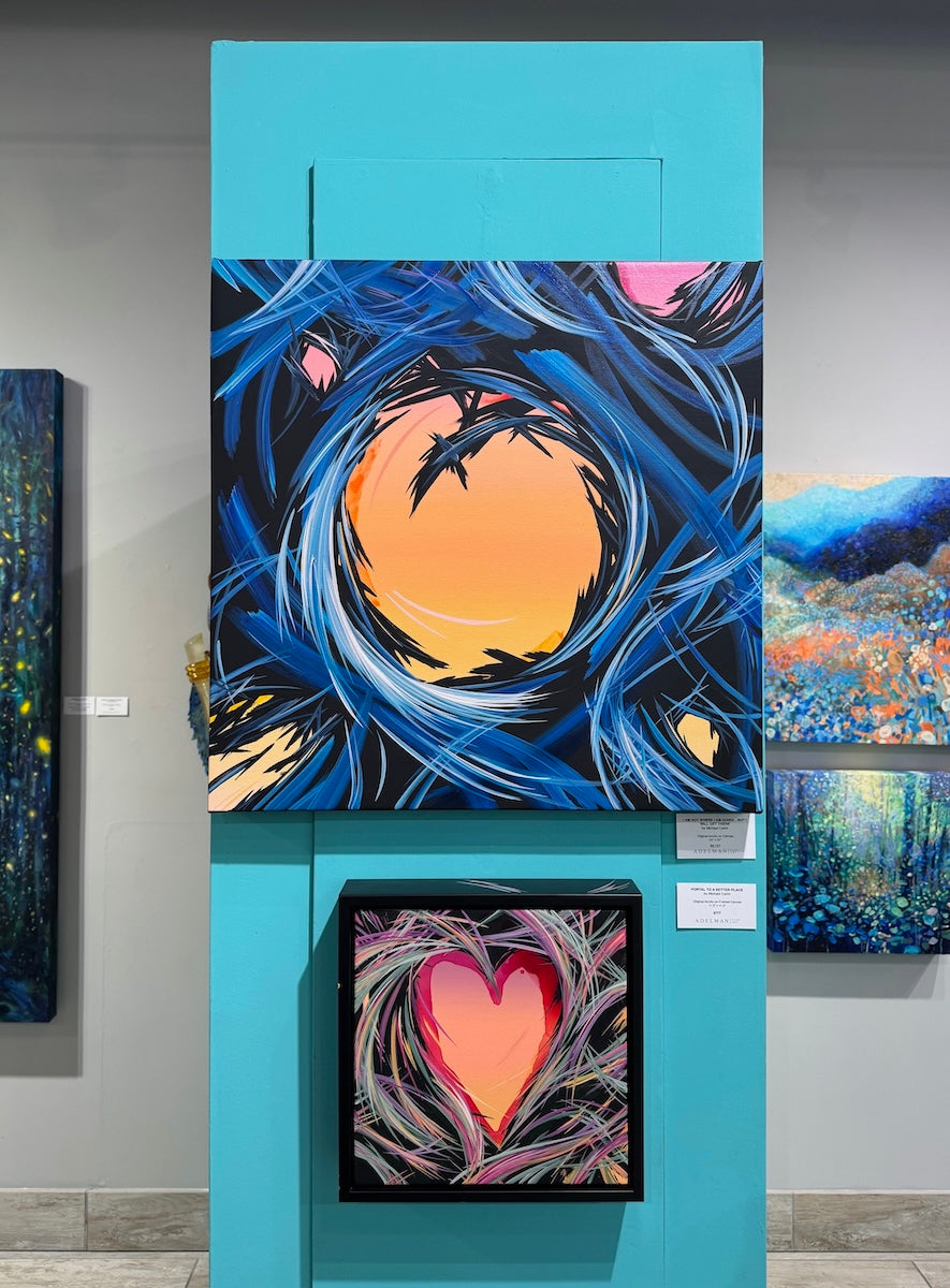 Contemporary abstract art and acrylic paintings by rising artist Michael Carini of Carini Arts. Luxury art and decor. Art for your walls in Coronado.