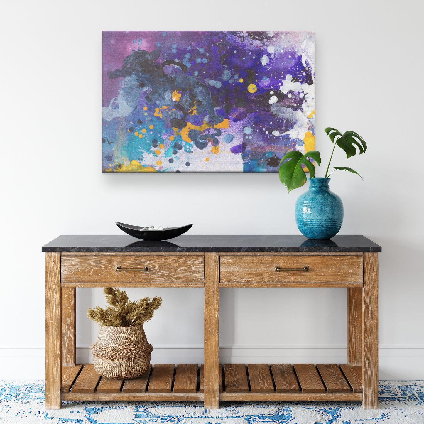 luxury Beverly Hills art and decor by contemporary abstract artist Michael Carini