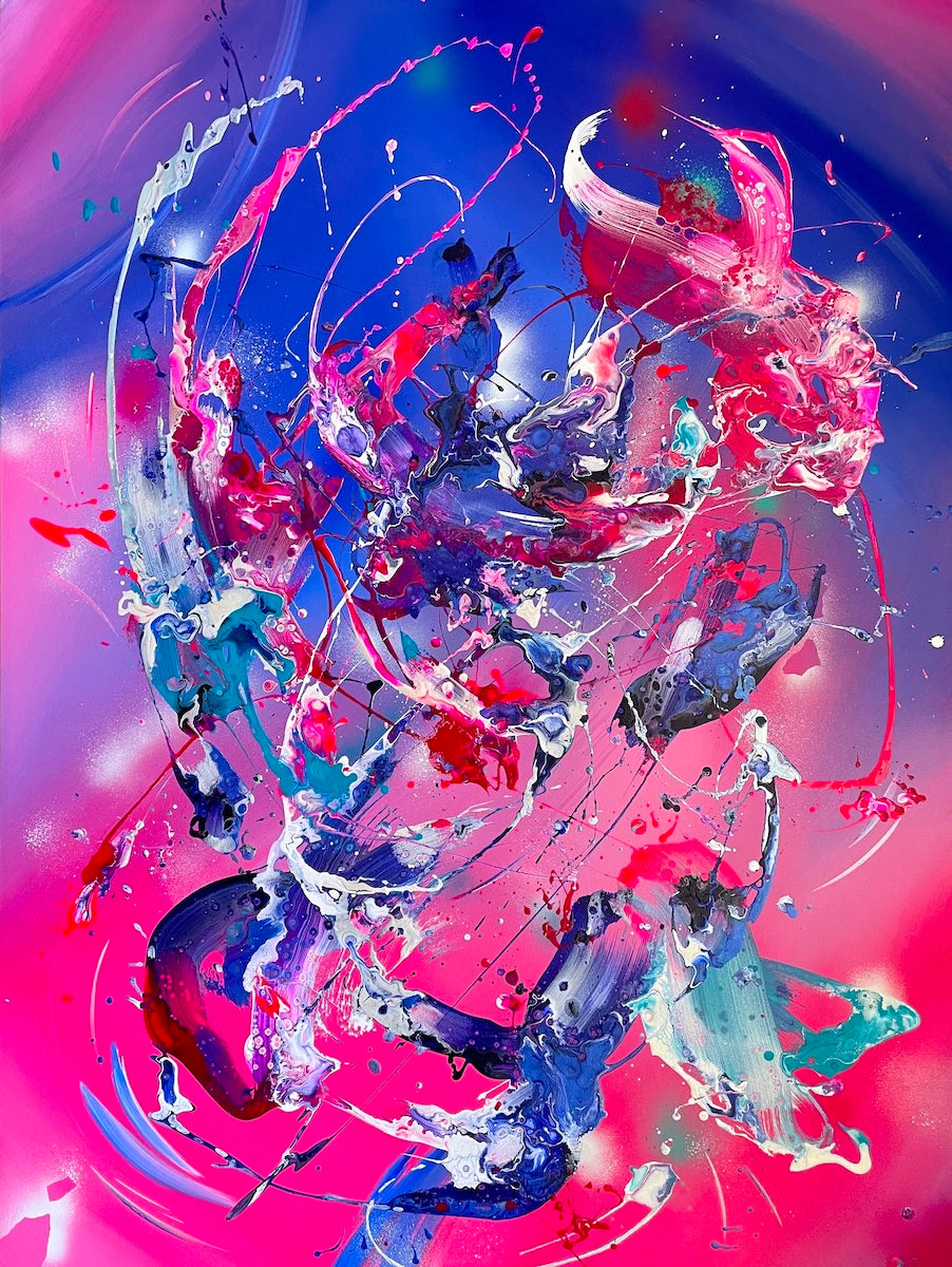 Laguna luxury contemporary art by abstract painter Michael Carini of Carini Arts