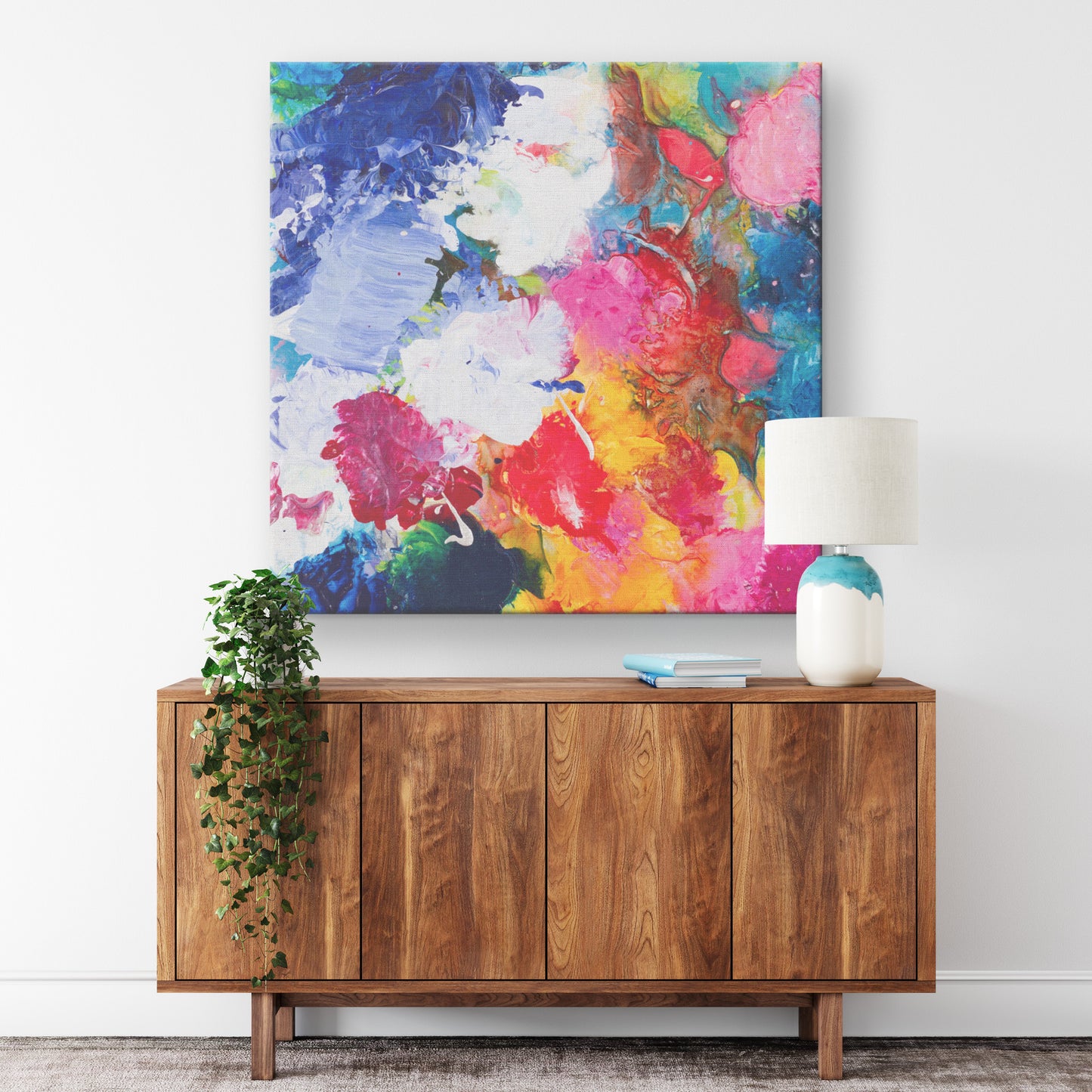 flower themed art and decor