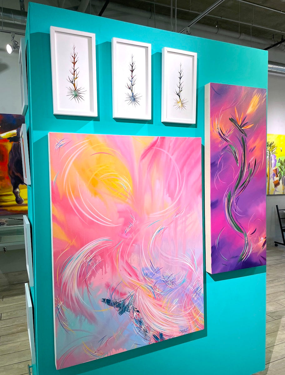 energy and essence captured by the stunning abstract art of Michael Carini 