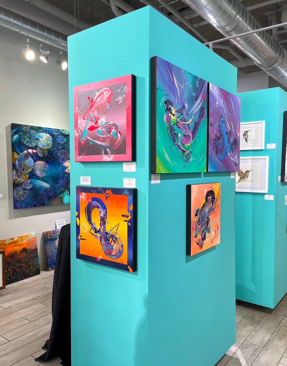 trending art and decor from abstract artist Michael Carini of Carini Arts