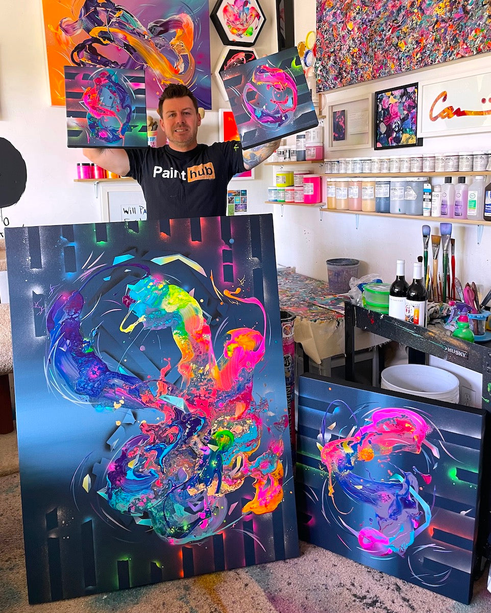 Michael Carini's beautiful and inspirational abstract artwork