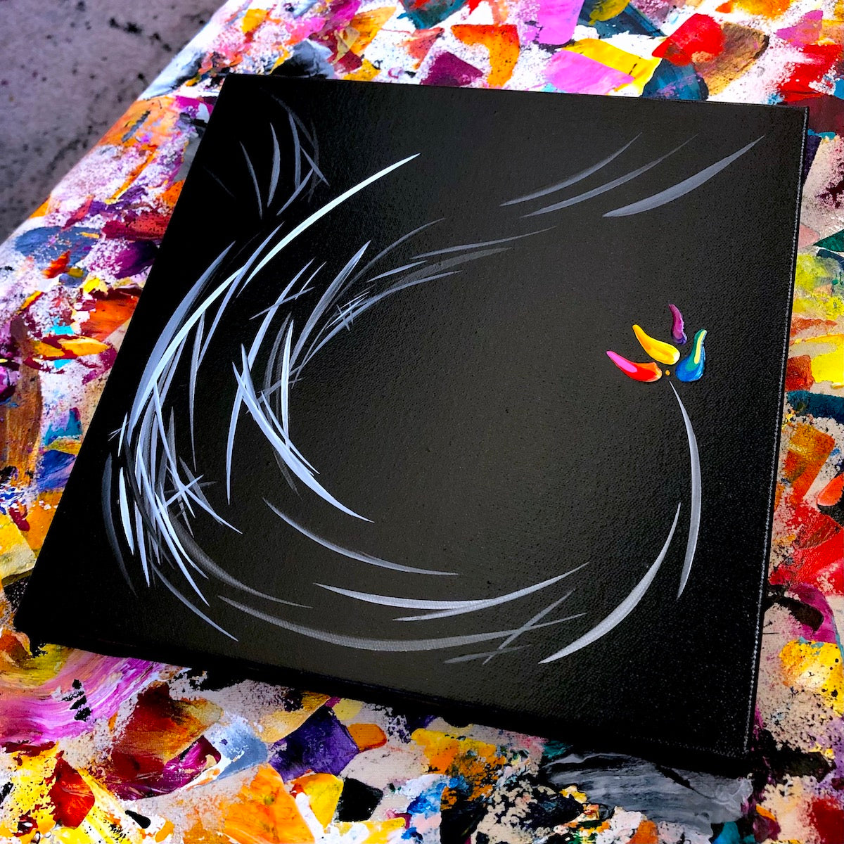 Carini phoenix flower paintings