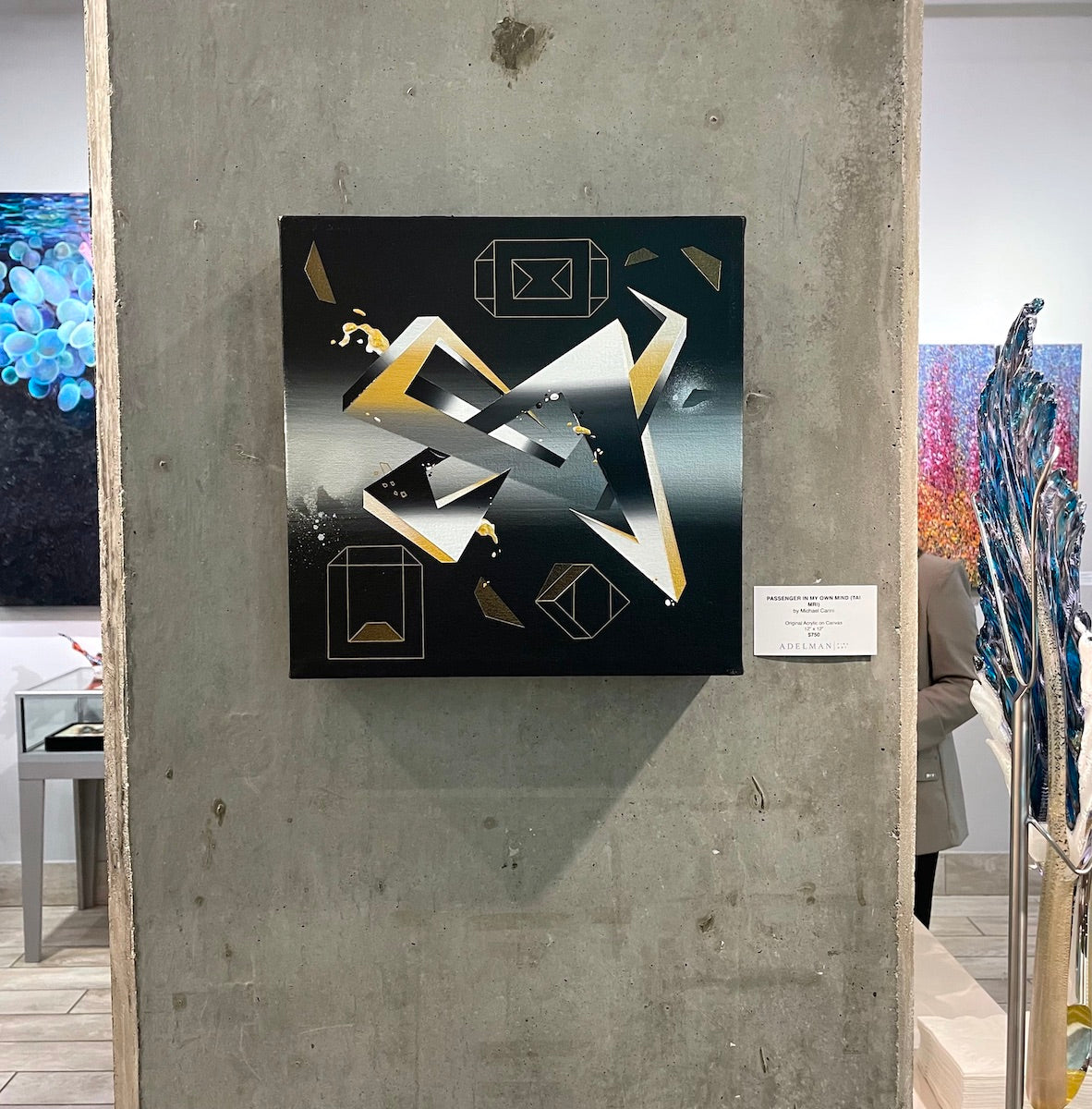 trauma inspired abstract art by Michael Carini of Carini Arts