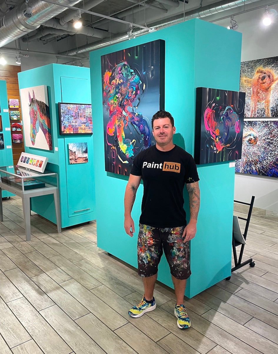 Michael Carini contemporary abstract artist in Southern California