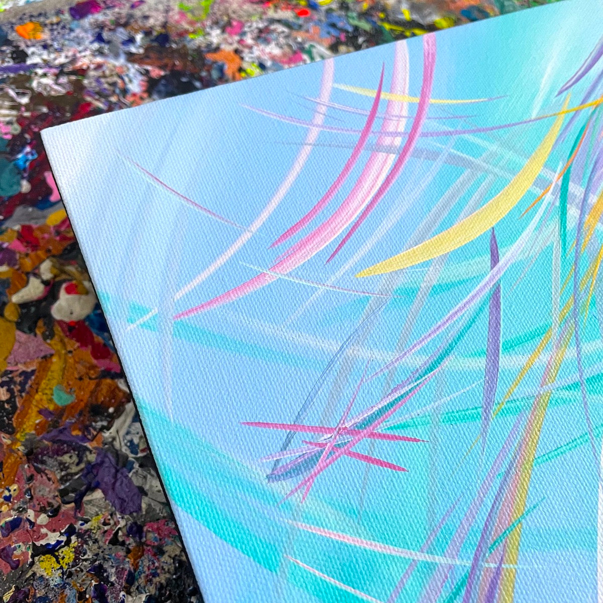 Palm Spring abstract art by contemporary gallery artist Carini of Carini Arts
