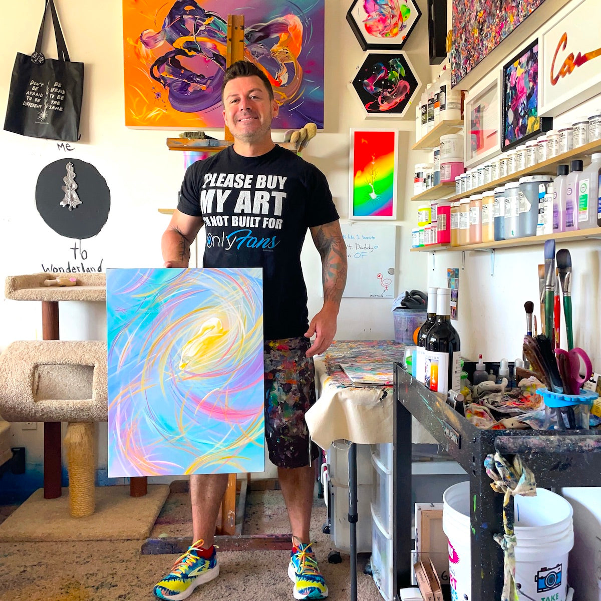 Orange County abstract art by contemporary artist Michael Carini of Carini Arts