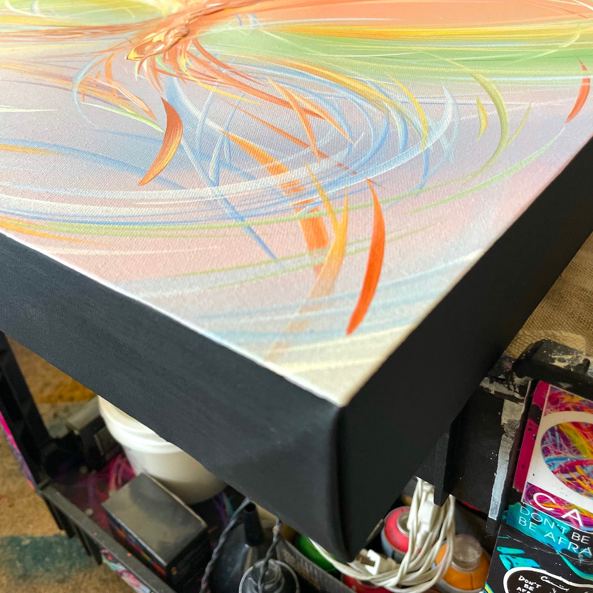 unique abstract painting by Michael Carini