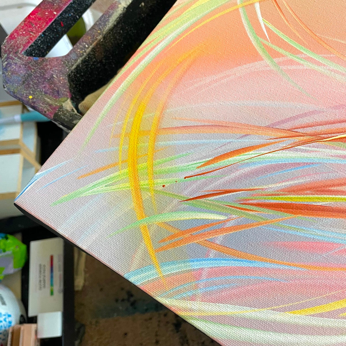 unique abstract art by contemporary artist Michael Carini