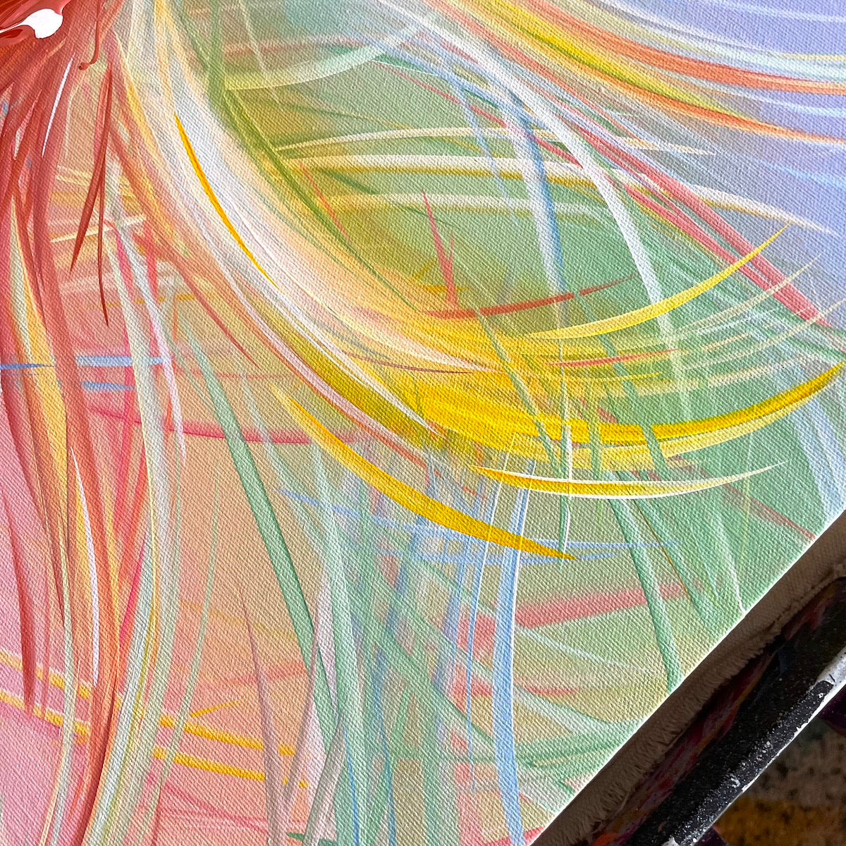 Beverly Hills art and decor by contemporary abstract artist and Michael Carini of Carini Arts