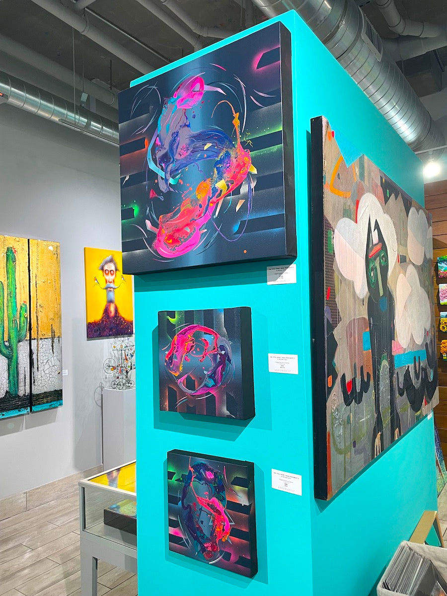 Palm Springs art and decor by contemporary abstract artist Michael Carini