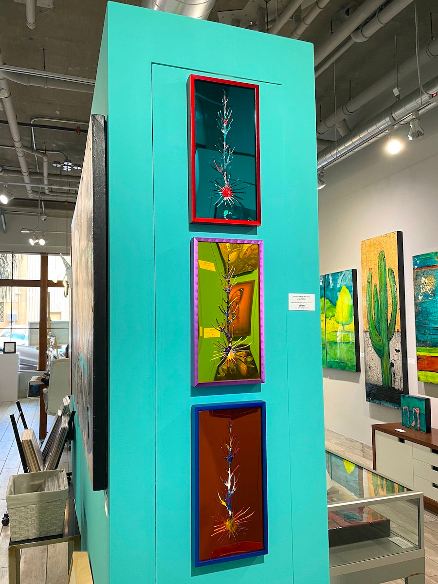 unique abstract art by contemporary gallery artist Michael Carini of Carini Arts