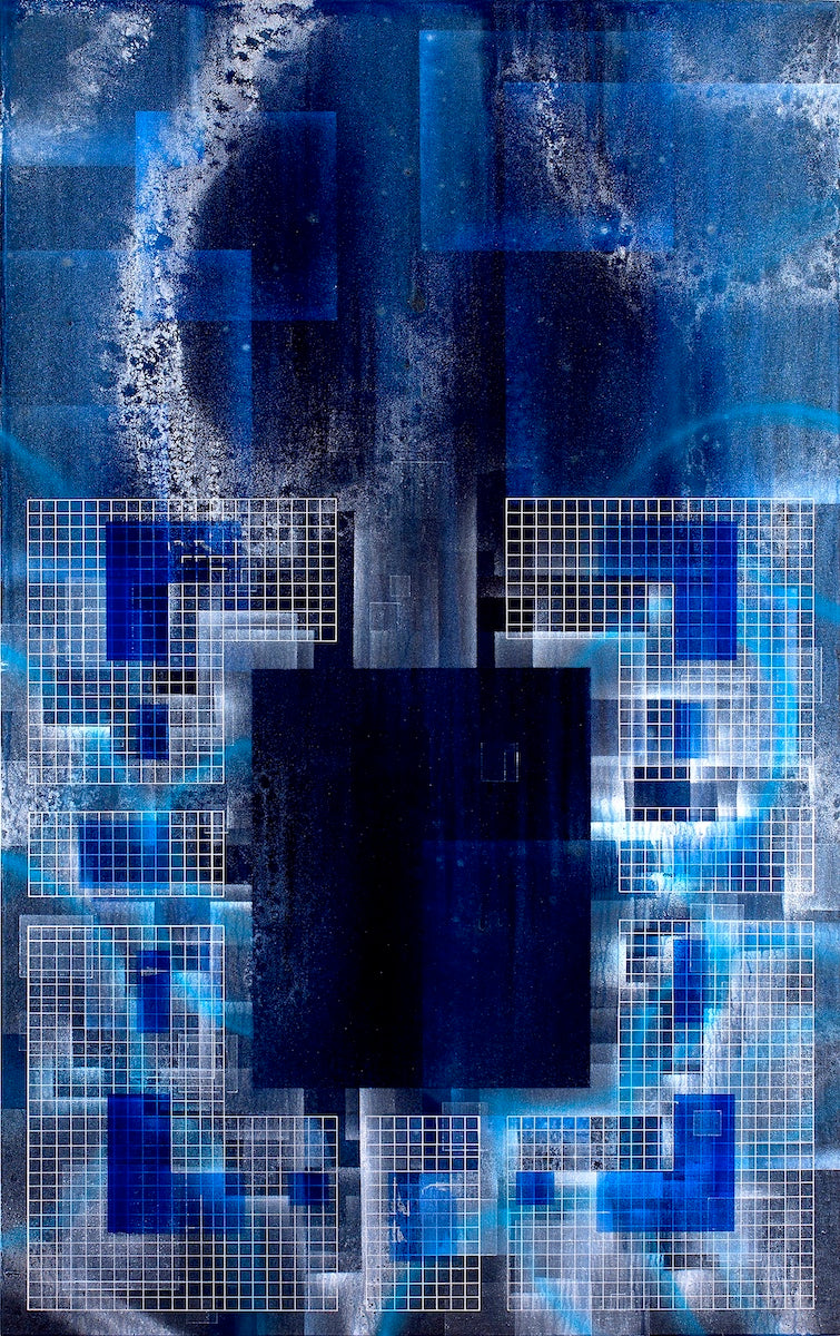 art for architects and engineers. Blueprint art by trending artist Carini.