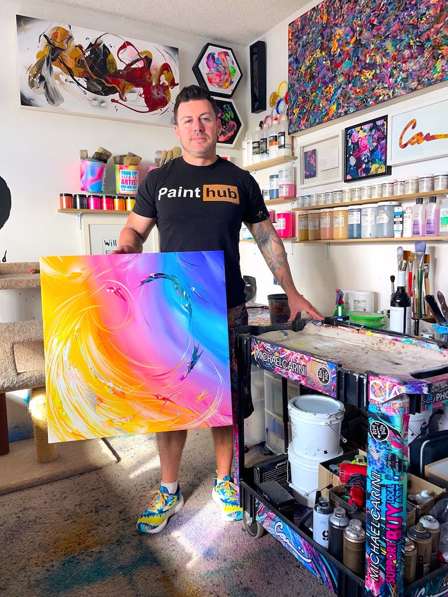 Hillcrest artist and small business owner Michael Carini of Carini Arts