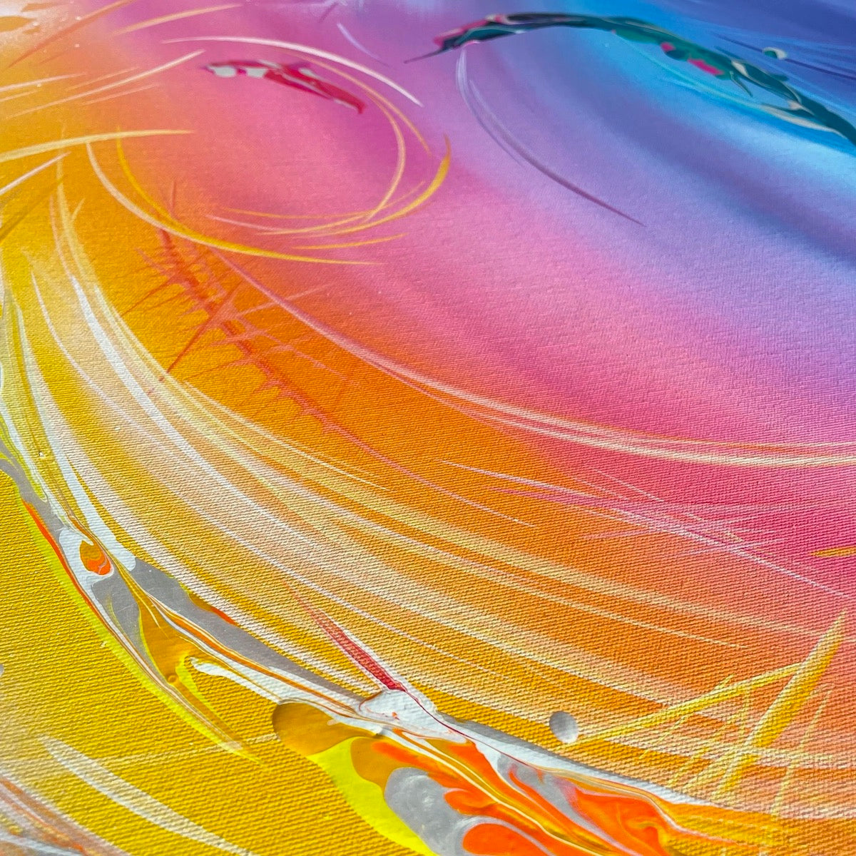 stunning rainbow art and decor from Carini Arts and Michael Carini