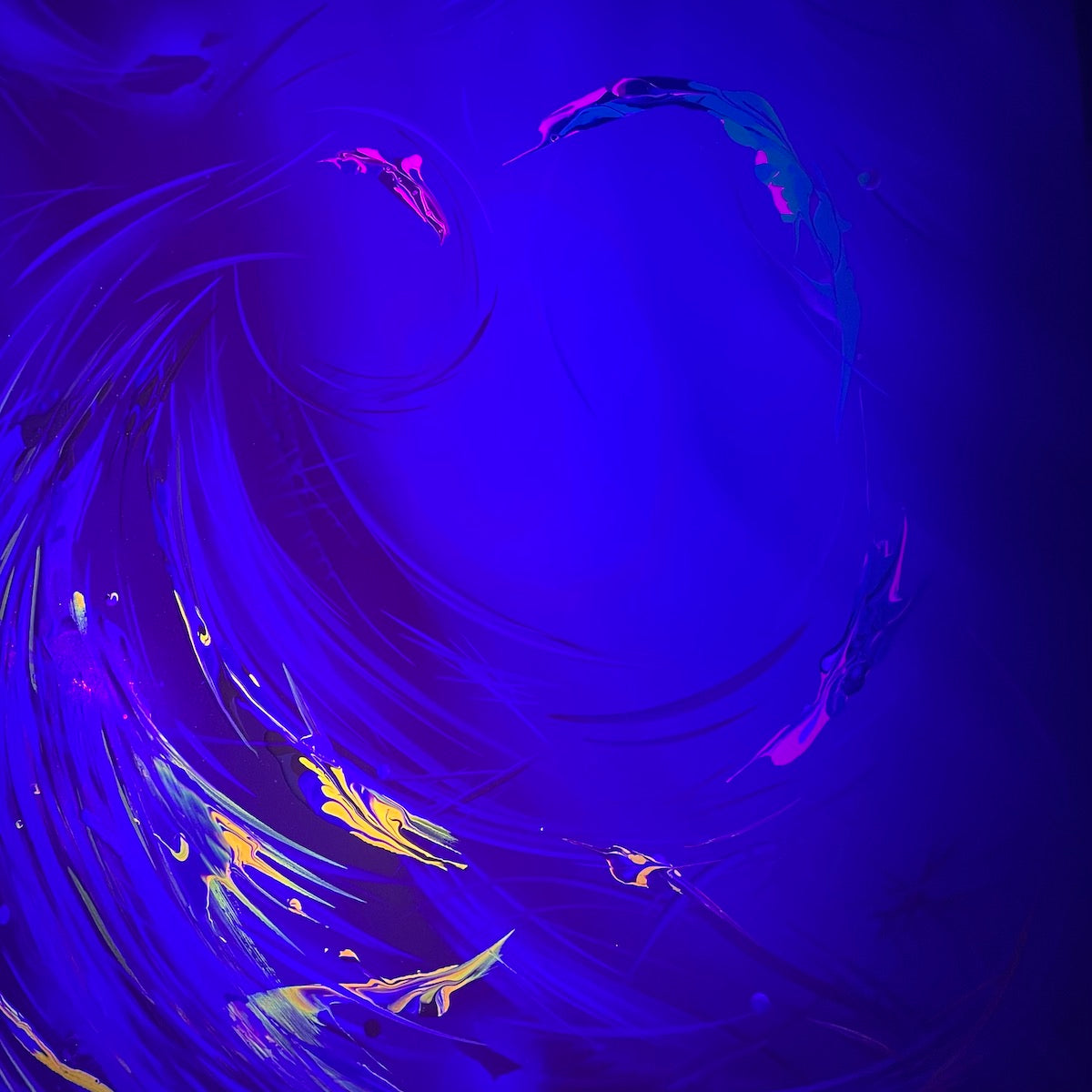 trippy and psychedelic abstract art by festival artist Michael Carini