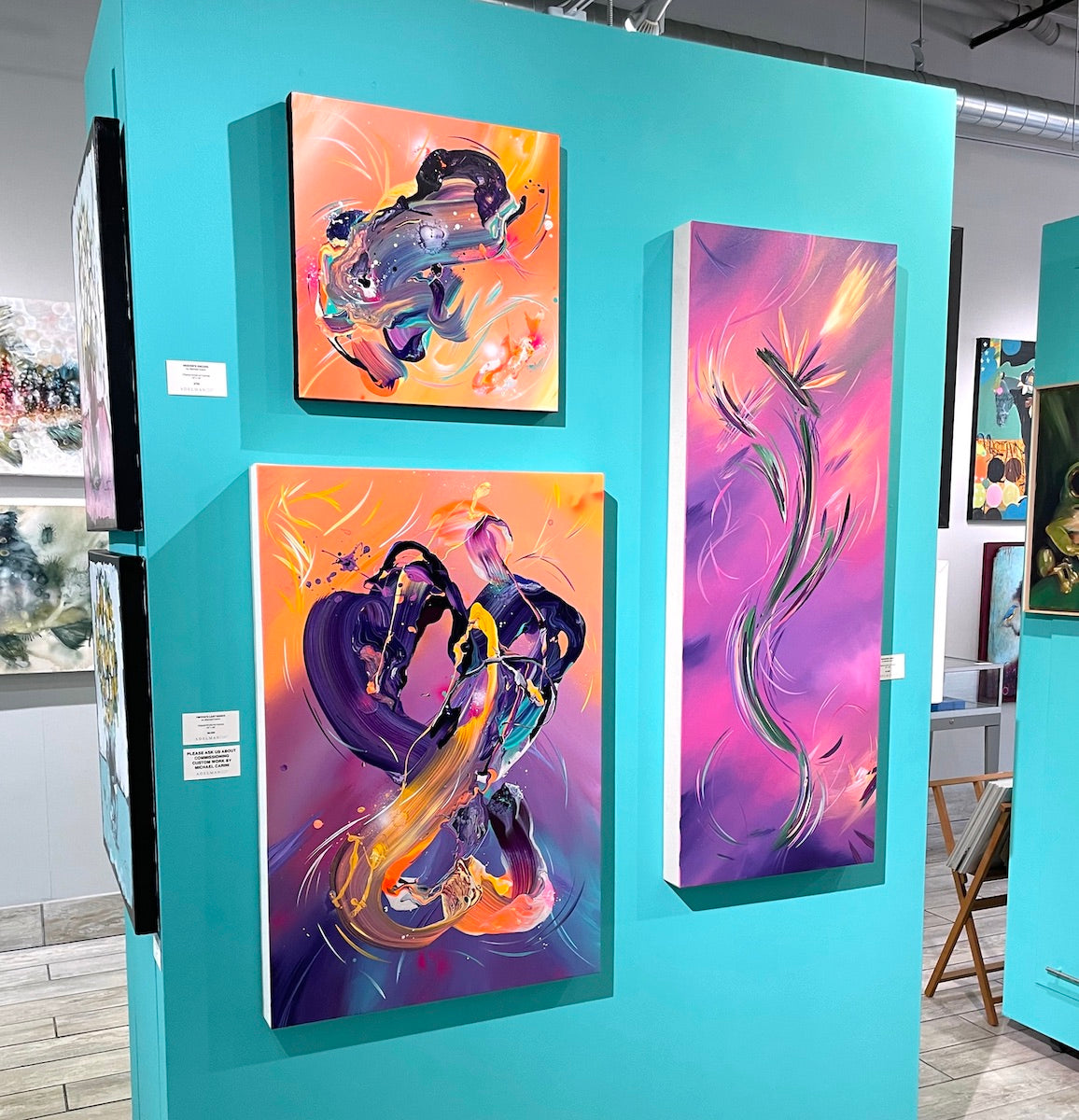 luxury abstract art by Michael Carini of Carini Arts