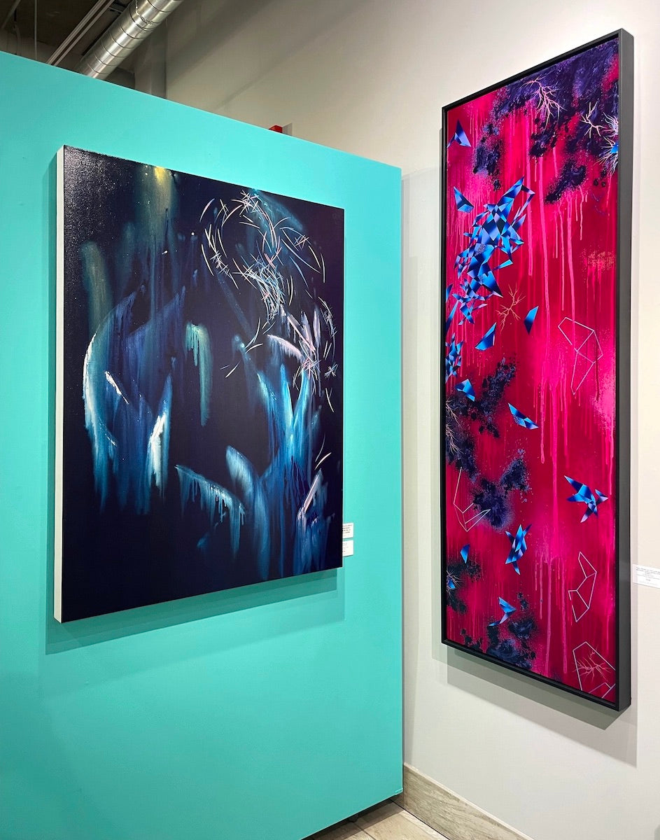trending abstract artist Michael Carini of Carini Arts is on the rise