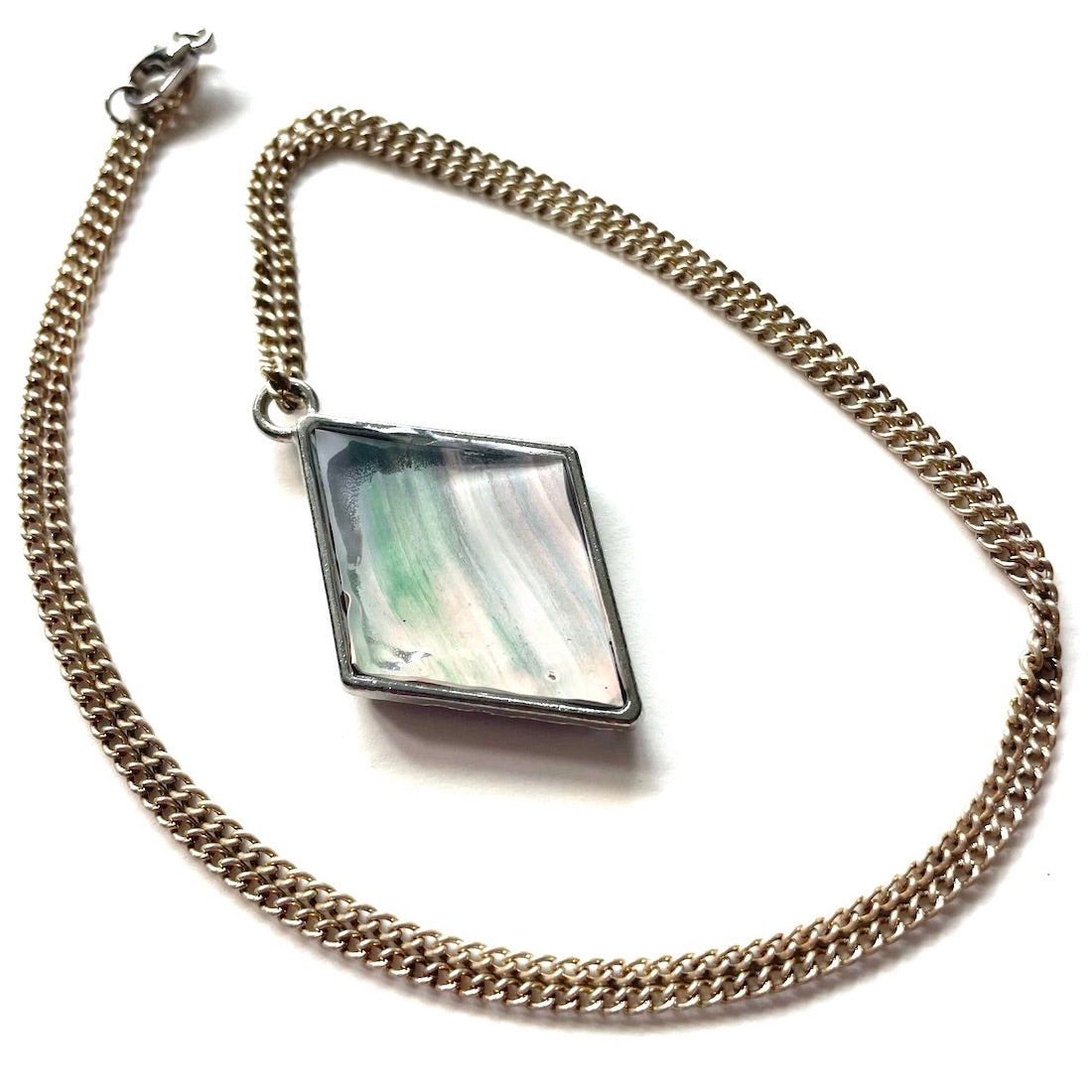 stylish jewelry made from recycled paint