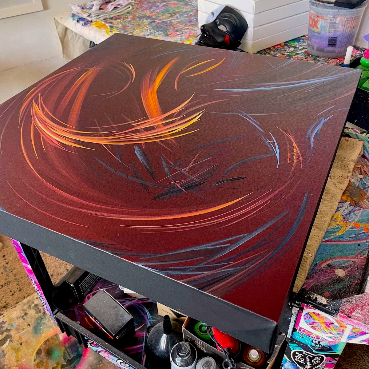 Michael Carini phoenix rising paintings