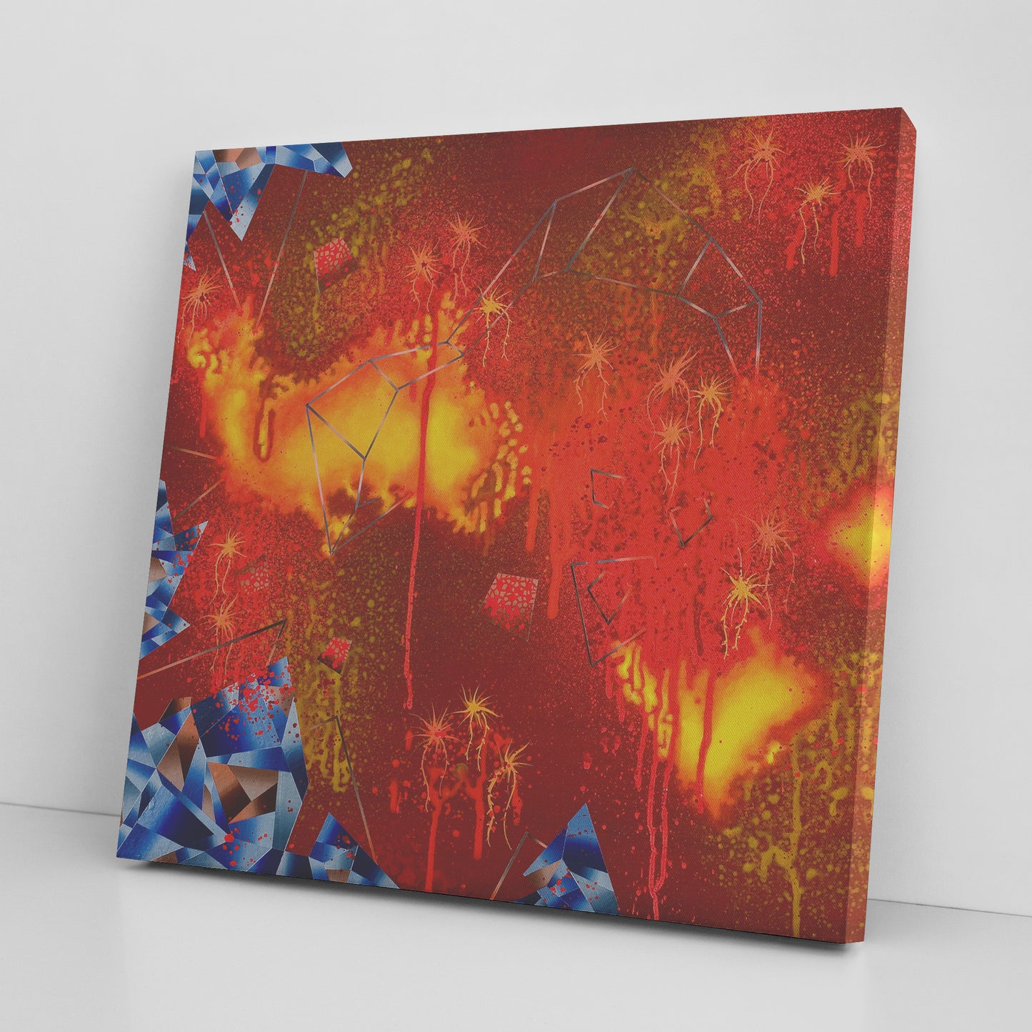 Michael Carini of Carini Arts used his Tourette's to develop a signature art style