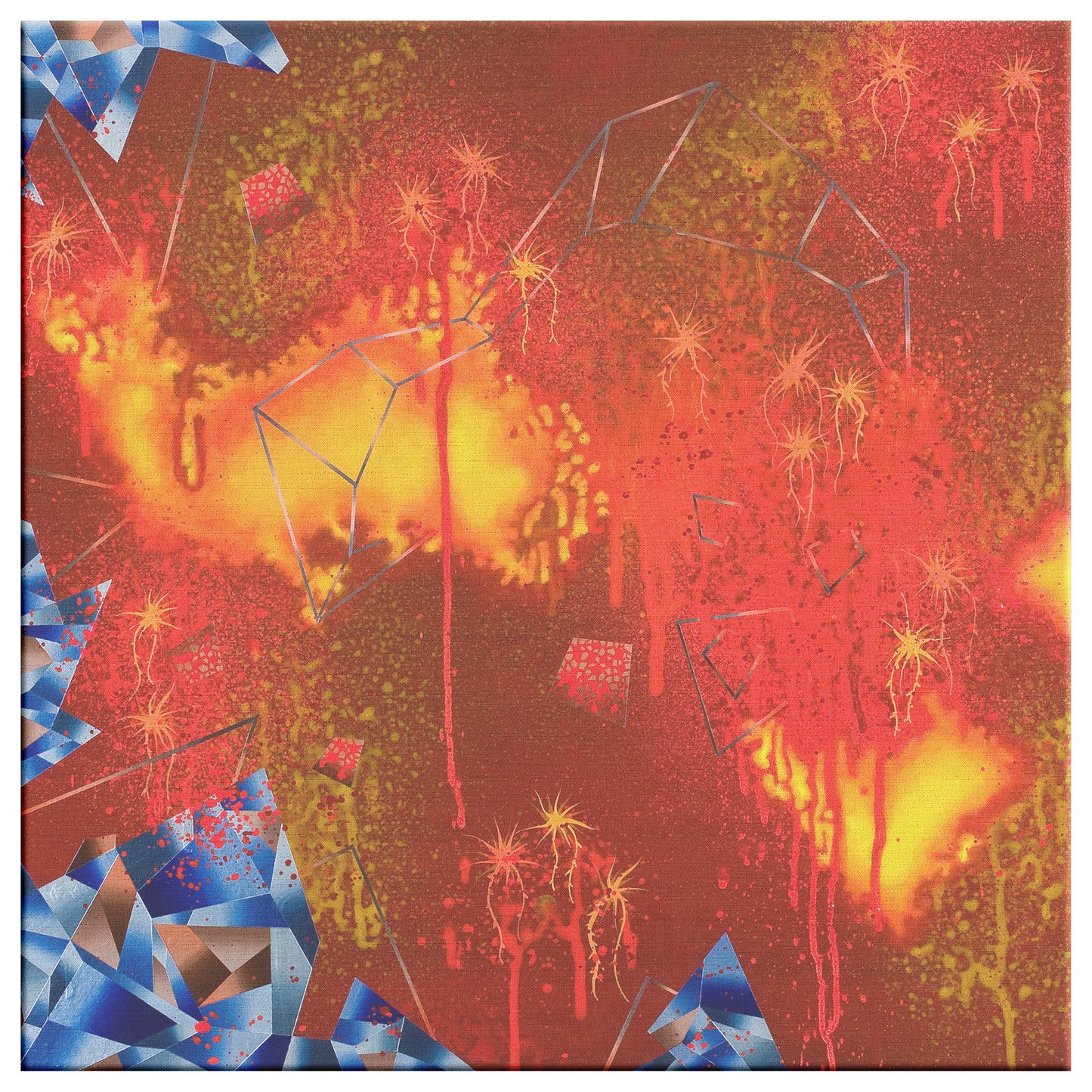 the incredible abstract art of neurodivergent artist Michael Carini of Carini Arts