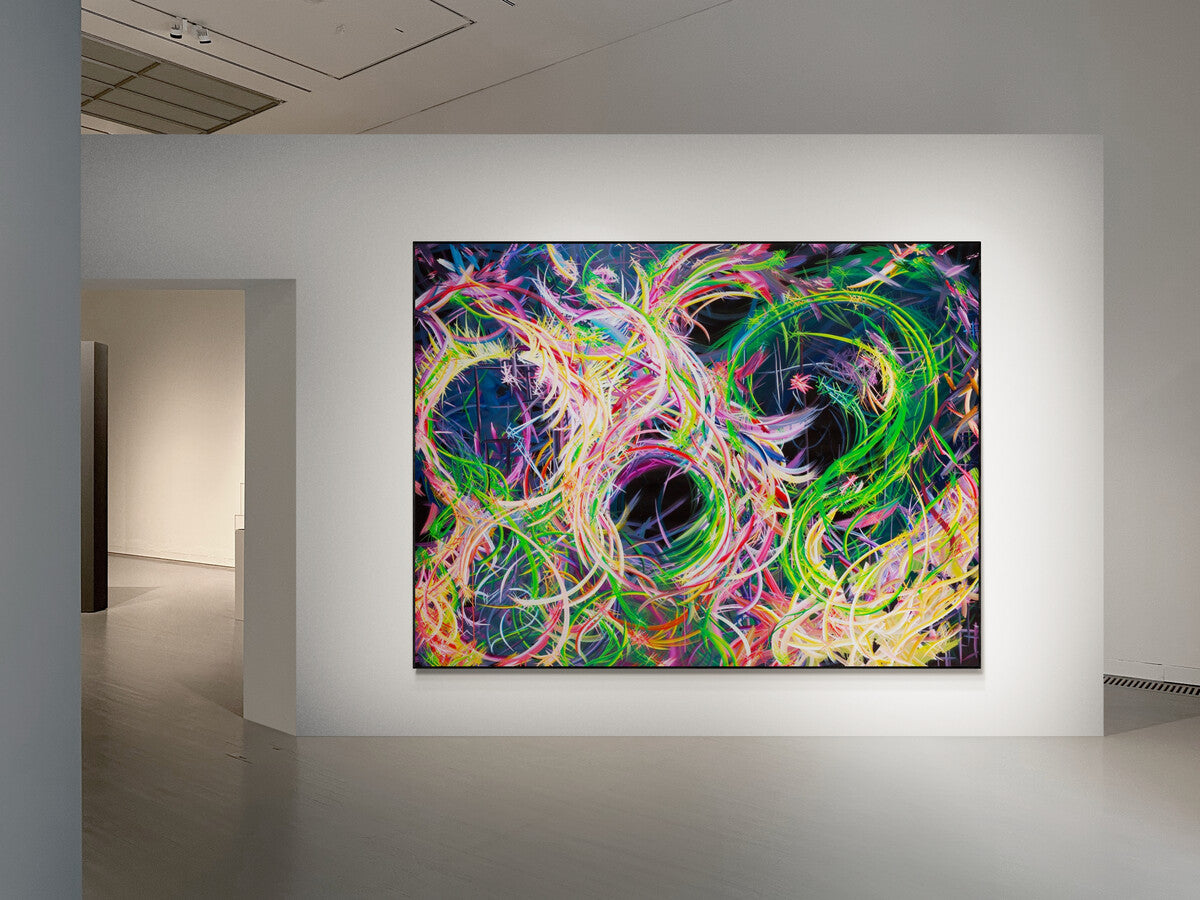 La Jolla contemporary art and decor by local abstract artist Michael Carini of Carini Arts