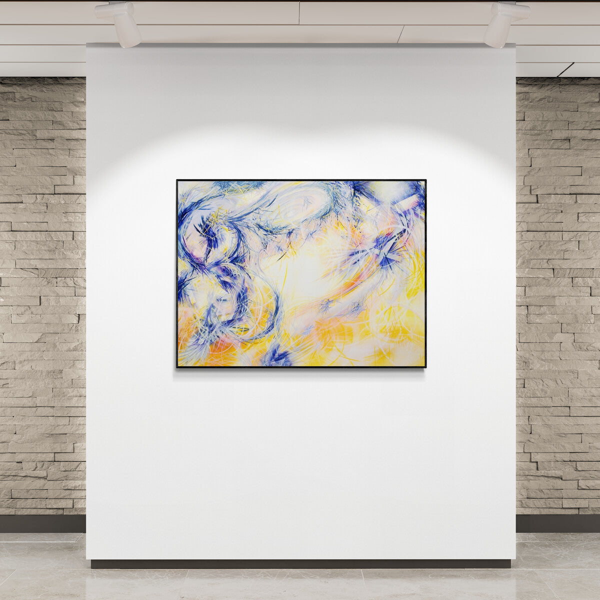 contemporary abstract painting by CFA gallery artist Michael Carini of Carini Arts