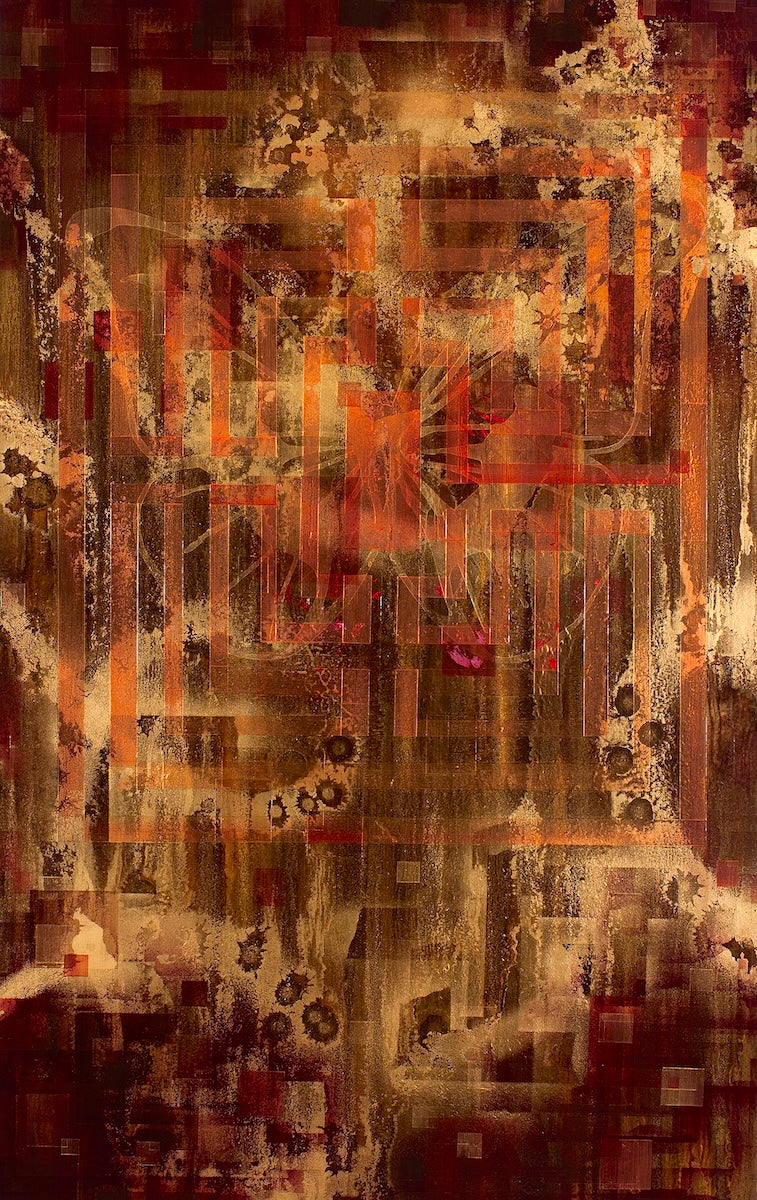 luxury contemporary art by La Jolla fine artist and abstract painter Michael Carini of Carini Arts