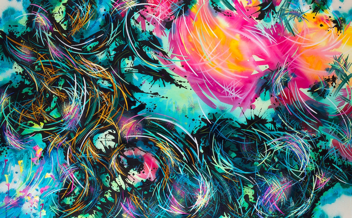 beautiful abstract art by contemporary artist Michael Carini from Southern California