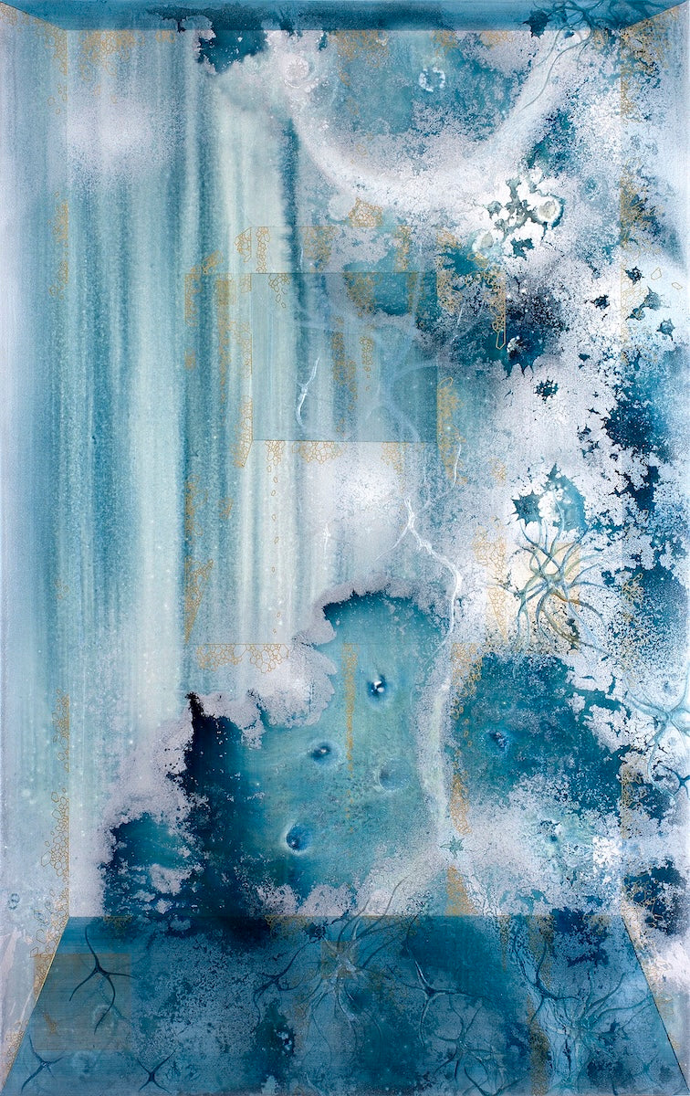 stunning La Jolla contemporary art by abstract artist Michael Carini of Carini Arts